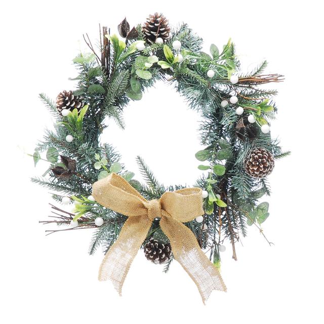 Faux Pine 13cm Wreath The Seasonal Aisle on Productcaster.