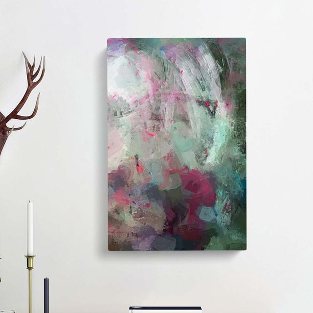 Colour in Motion in Abstract - Wrapped Canvas Graphic Art Print East Urban Home Size: 76cm H x 50cm W x 3cm D on Productcaster.