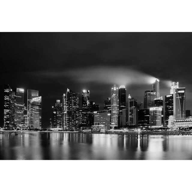 Skyline von Singapur - Druck 17 Stories Größe: 50cm H x 75cm B x 1,8cm T on Productcaster.