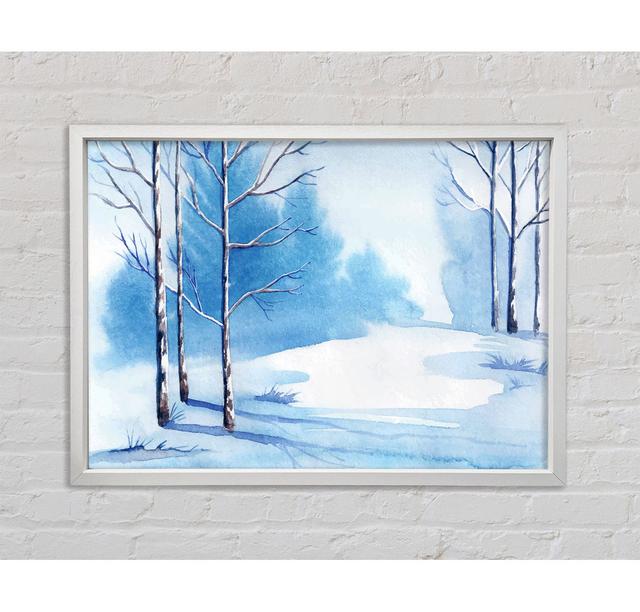 Magical Winter - Single Picture Frame Art Prints on Canvas Bright Star Size: 100cm H x 141.4cm W x 3.3cm D on Productcaster.