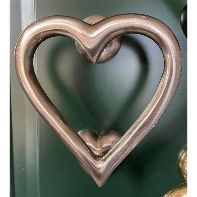 Kubal Heart Door Knocker ClassicLiving Finish: Brushed Chrome on Productcaster.