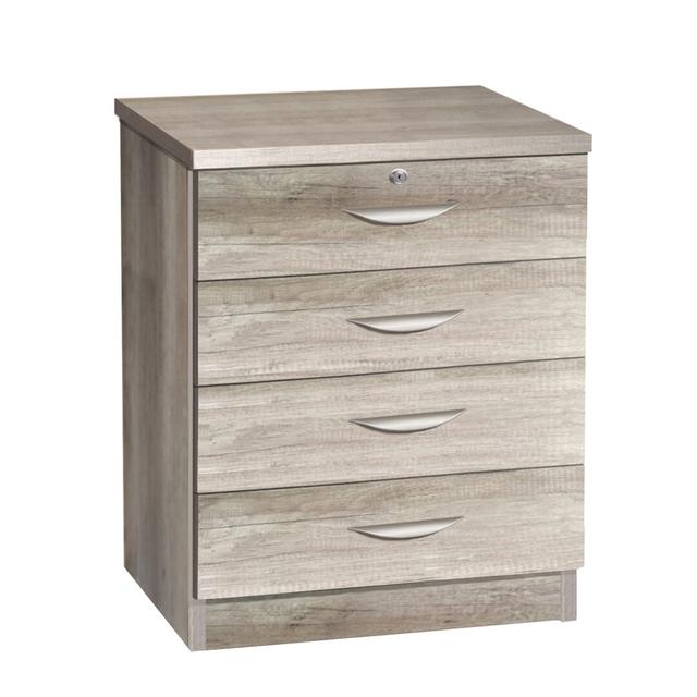 Bremble 4 -Drawer Storage Cabinet Ebern Designs Finish: Grey Nebraska on Productcaster.