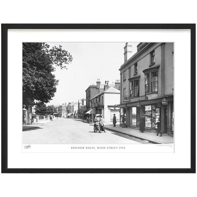 'Bognor Regis, High Street 1914' by Francis Frith - Picture Frame Photograph Print on Paper The Francis Frith Collection Size: 45cm H x 60cm W x 2.3cm on Productcaster.