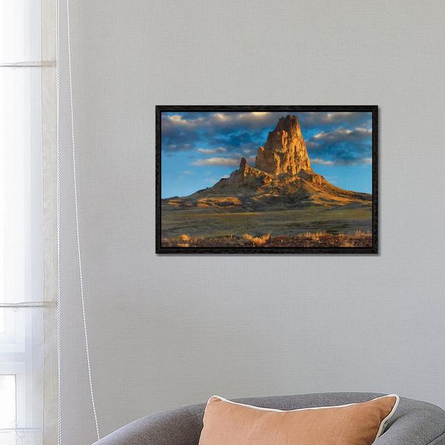 El Capitan Known As Agathla Peak The Basalt Core Of An Extinct Volcano Monument Valley by Tim Fitzharris - Gallery-Wrapped Canvas Giclée on Canvas Alp on Productcaster.