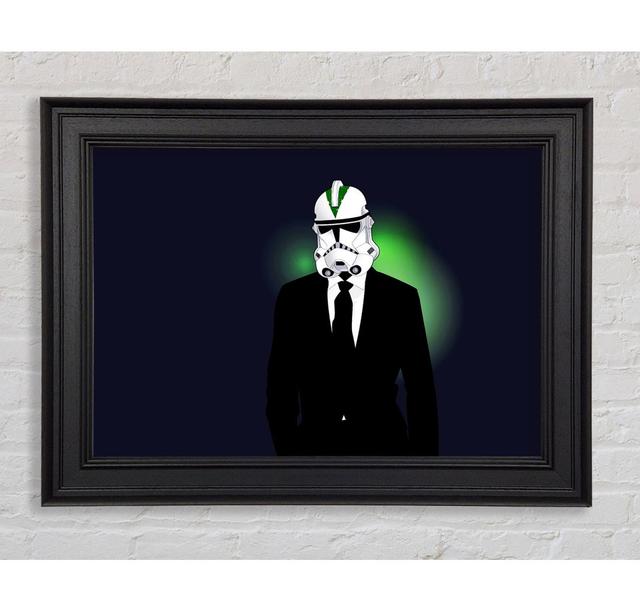 Storm Trooper Suit Framed Print Happy Larry Size: 29.7cm H x 42cm W on Productcaster.