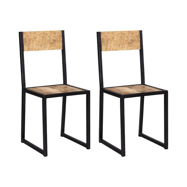 Paige Solid Wood Dining Chair (Set of 2) Williston Forge on Productcaster.