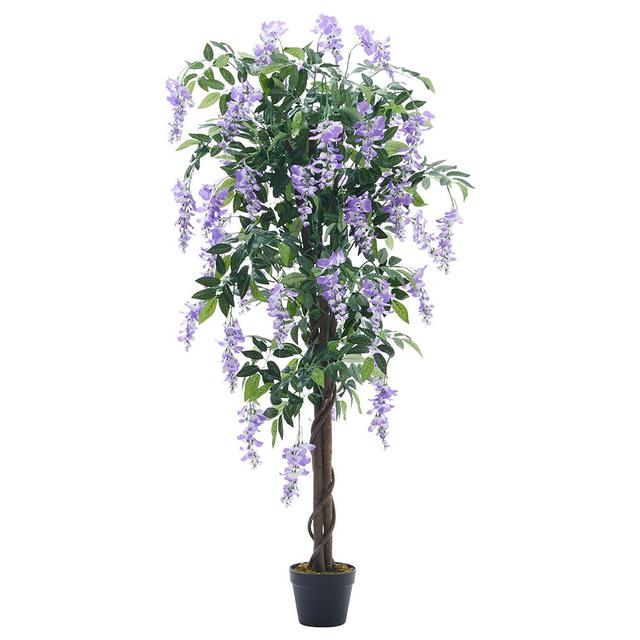 150cm Faux Flowering Tree in Pot The Seasonal Aisle on Productcaster.