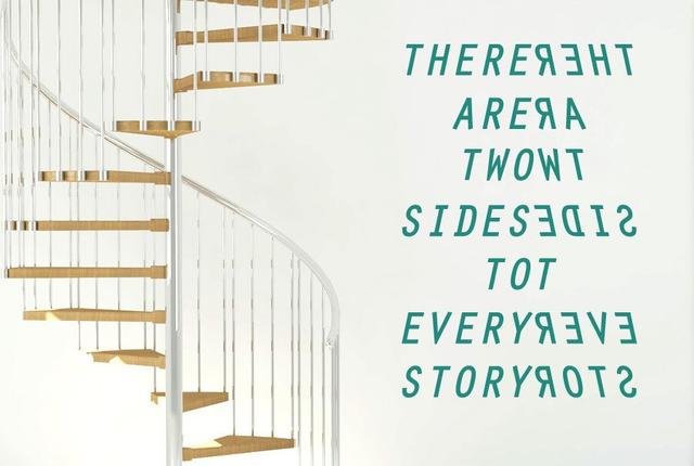 There Are Two Side to Every Story Wall Sticker East Urban Home Size: Large, Colour: Aqua Green on Productcaster.