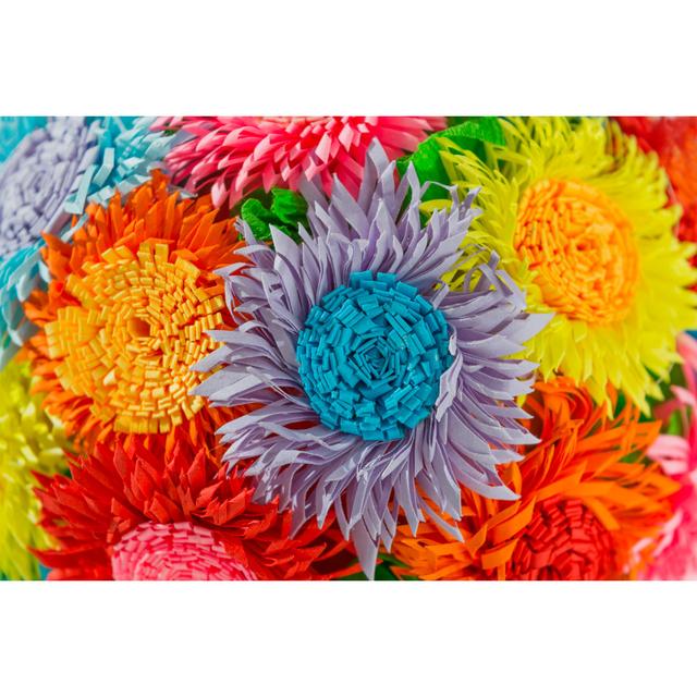 Colourful Flowers by Yury Veselov - Print 17 Stories Size: 20cm H x 30cm W x 1.8cm D on Productcaster.