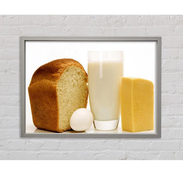 All Dairy - Single Picture Frame Art Prints on Canvas 17 Stories Size: 59.7cm H x 84.1cm W x 3.3cm D on Productcaster.