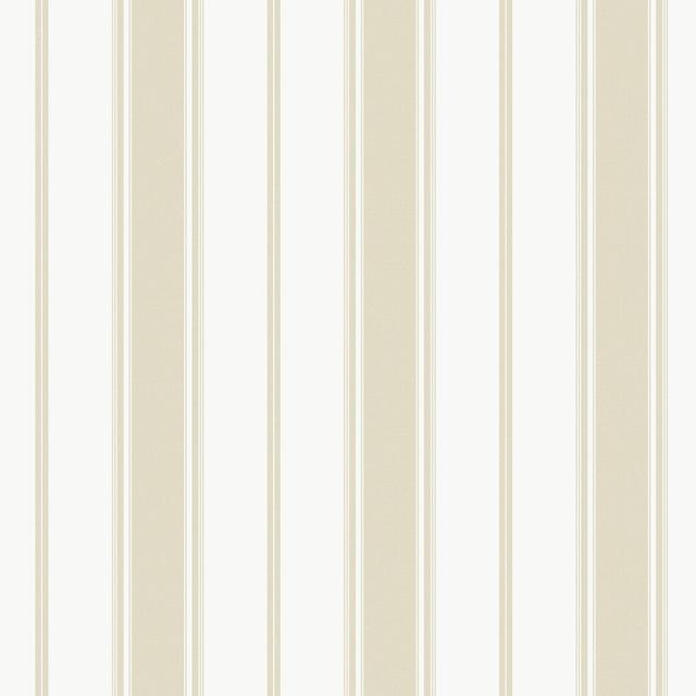 Onan Smart Stripes 3 Heritage Stripe Wallpaper Roll 10m x 53cm 17 Stories Colour: Beige on Productcaster.