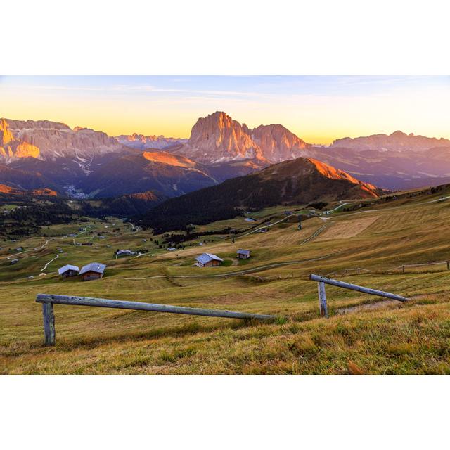 Lewellen Dolomites Alps in Summer - Wrapped Canvas Photograph Alpen Home Size: 30cm H x 46cm W x 3.8cm D on Productcaster.