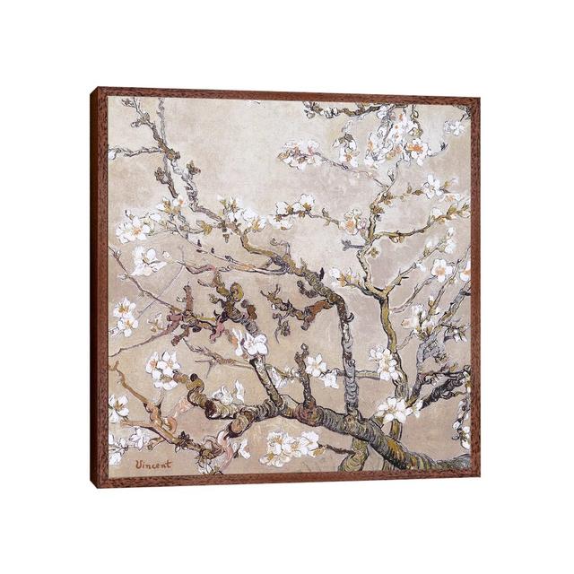 Almond Branches in Bloom San Remy, C. 1890 by Vincent Van Gogh - Painting Print Rosalind Wheeler Size: 66.04cm H x 66.04cm W x 3.81cm D, Format: Brown on Productcaster.