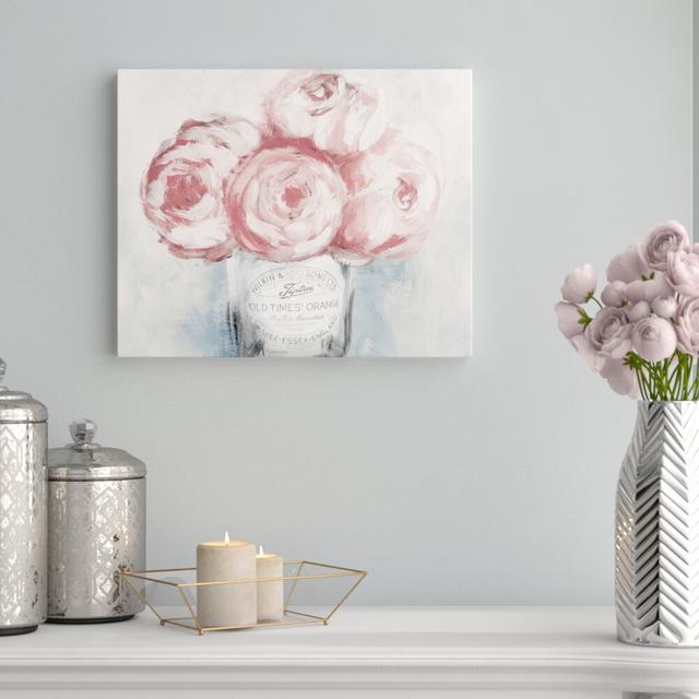 Peony Jam by Oliver Gal - Wrapped Canvas Painting Print East Urban Home Size: 33cm H x 41cm W on Productcaster.