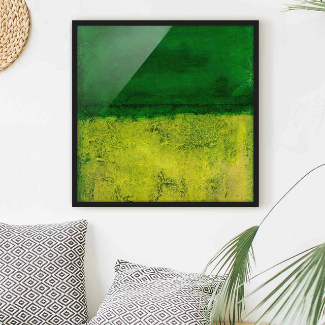 Picture With Frame - Elements Of Nature - Square 1:1 Ivy Bronx Size: 70cm H x 70cm W x 2cm D, Frame Option: Black Framed on Productcaster.