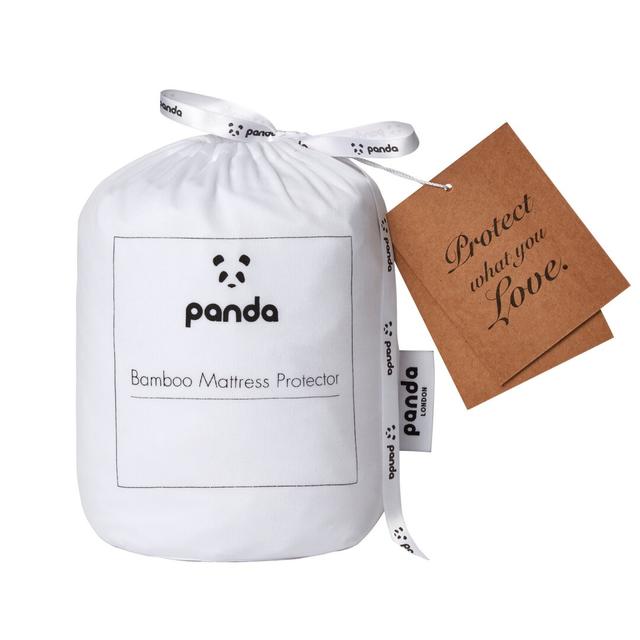 Panda Mattress Protector - Waterproof and Hypoallergenic Panda Size: European Single (90 x 200cm) on Productcaster.