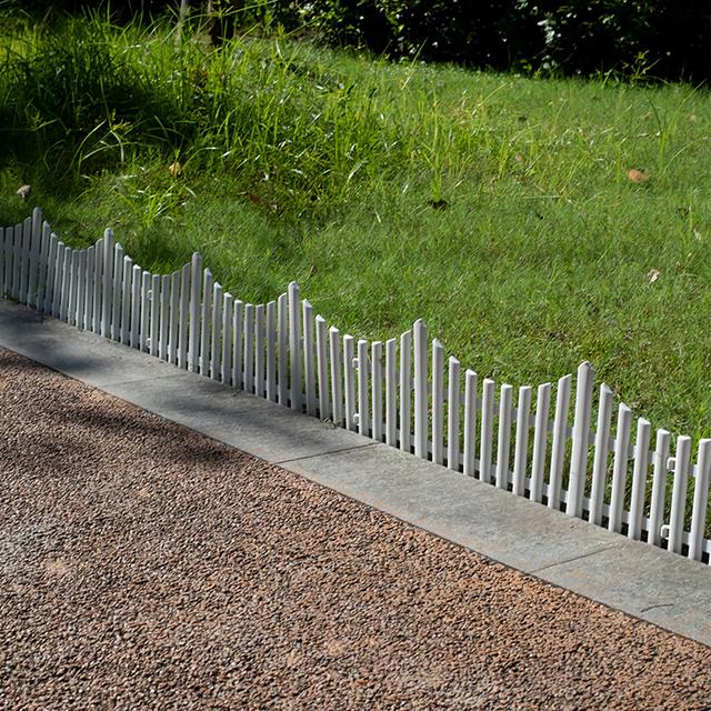 Anife 32cm H x 61cm W Vinyl Fence Panels Dakota Fields Finish: White on Productcaster.