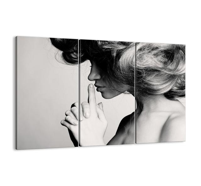 She Listened to Herself - 3 Piece Unframed Photograph Print Set on Canvas Brayden Studio Size: 110cm H x 165cm W x 1.8cm D on Productcaster.