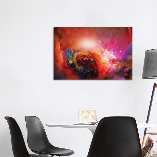 Galactic Space Elements Of This Image Furnished By Nasa by Bruce Rolff - Wrapped Canvas Print Metro Lane Size: 66.04cm H x 101.6cm W x 3.81cm D on Productcaster.