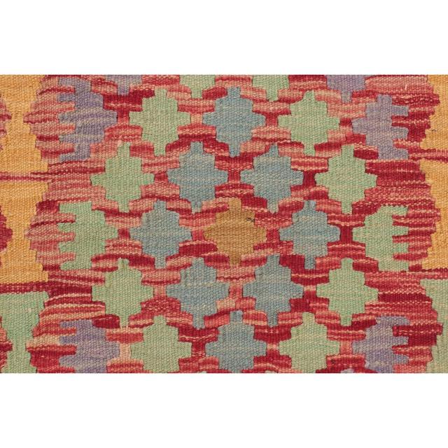 Handmade Kilim Wool Red Rug Carpetfine on Productcaster.