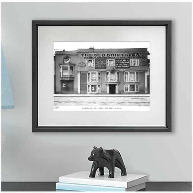 'Bideford, the Old Ship Tavern 1906' - Picture Frame Photograph Print on Paper The Francis Frith Collection Size: 28cm H x 36cm W x 2.3cm D on Productcaster.