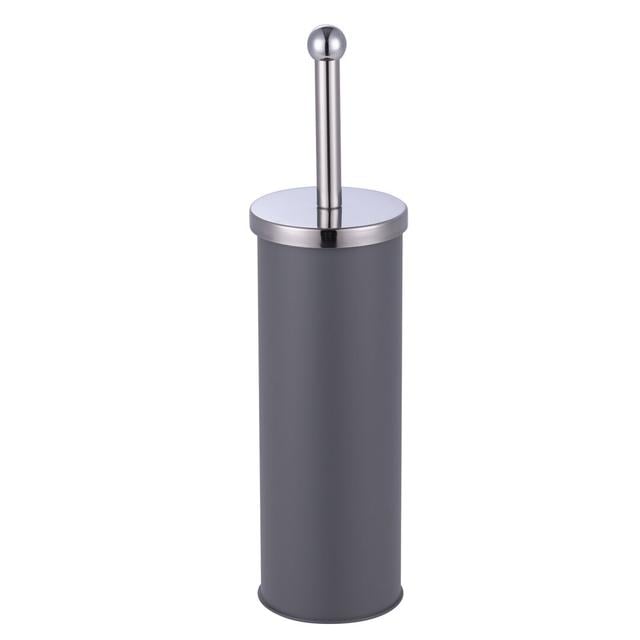 Fillingham Free-Standing Toilet Brush and Holder 17 Stories Finish: Grey on Productcaster.