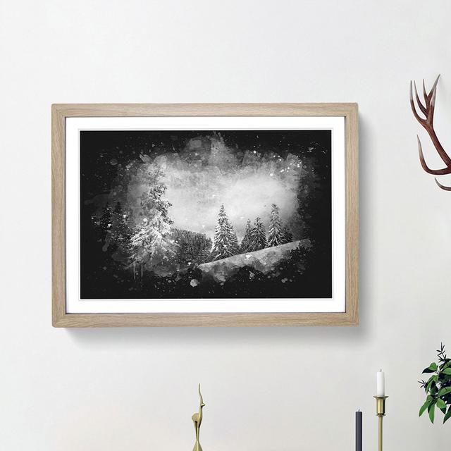 Mystical Woods - Picture Frame Graphic Art Print East Urban Home Frame Option: Oak Framed, Size: 33cm H x 45cm W x 2cm D on Productcaster.