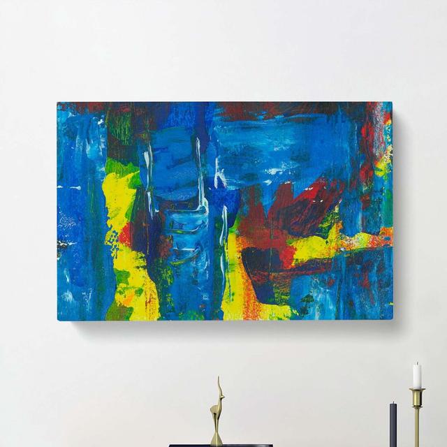 Abstract Art Painting Vol.83 by S.Johnson - Wrapped Canvas Painting Print East Urban Home Size: 50cm H x 76cm W x 3cm D on Productcaster.