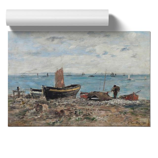 St. Adresse by Eugene Boudin - Unframed Painting East Urban Home Size: 30cm H x 42cm W x 0.1cm D on Productcaster.