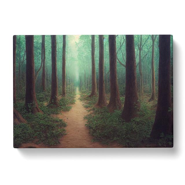 Intoxicating Forest - Wrapped Canvas Print Alpen Home Size: 50cm H x 76cm W x 3cm D on Productcaster.