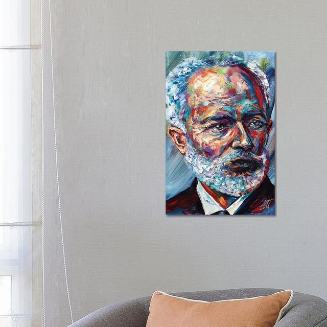 Pyotr Ilyich Tchaikovsky by Natasha Mylius - Wrapped Canvas Art Prints Ophelia & Co. Size: 66.04cm H x 45.72cm W on Productcaster.