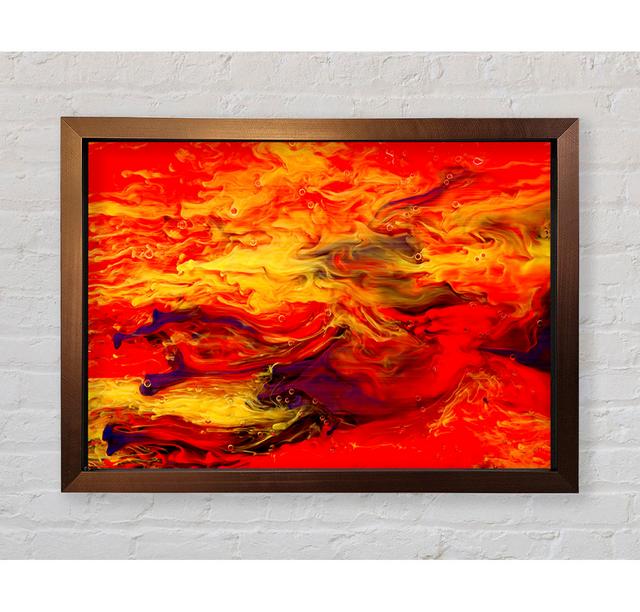 The Dragon Of The Sky Framed Print Ivy Bronx Size: 59.7cm H x 84.1cm W on Productcaster.