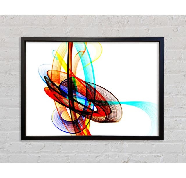 Helter Skelter Rainbow White Framed Print Bright Star Size: 84.1cm H x 118.9cm W on Productcaster.