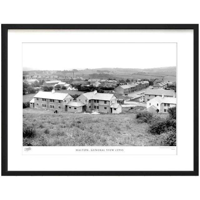 'Halton, General View C1955' - Picture Frame Photograph Print on Paper The Francis Frith Collection Size: 40cm H x 50cm W x 2.3cm D on Productcaster.