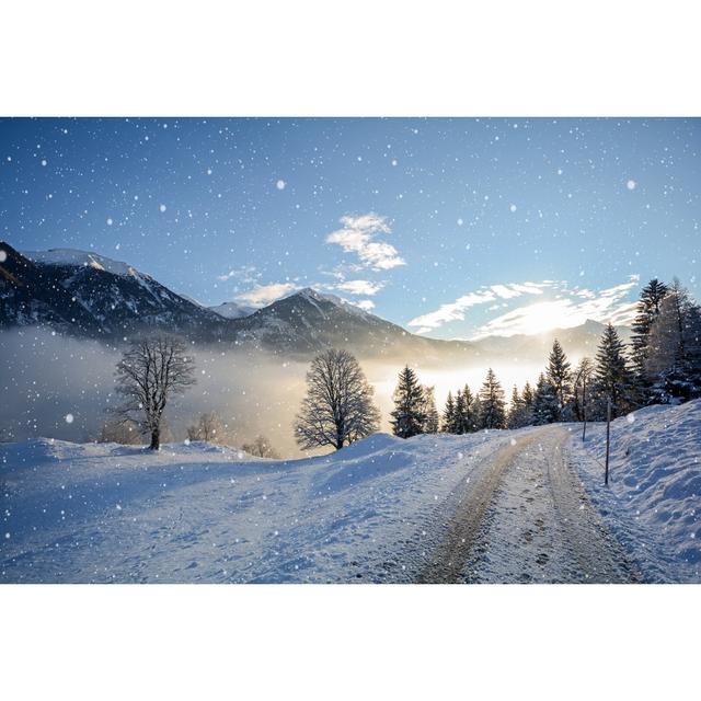 Mountain Range Of Gasteinertal Valley Near Bad Gastein Alpen Home Size: 81cm H x 122cm W on Productcaster.