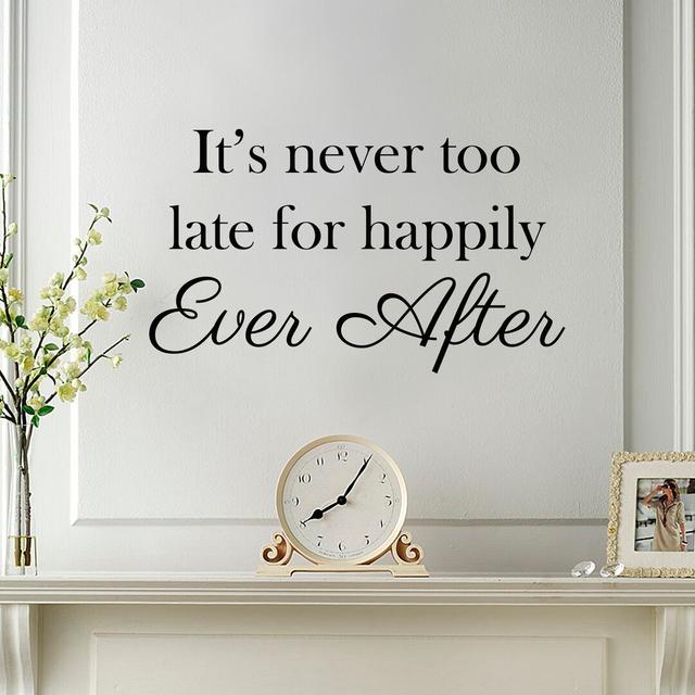 Happily Ever After Wall Sticker East Urban Home Colour: Green on Productcaster.