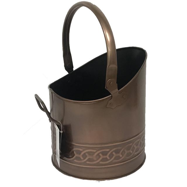 Sianna Steel Log Carrier Brambly Cottage Finish: Antique Copper on Productcaster.