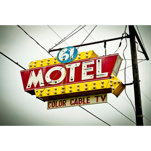 Vintage Motel V by Recapturist - Wrapped Canvas Photograph 17 Stories Size: 20cm H x 30cm W on Productcaster.