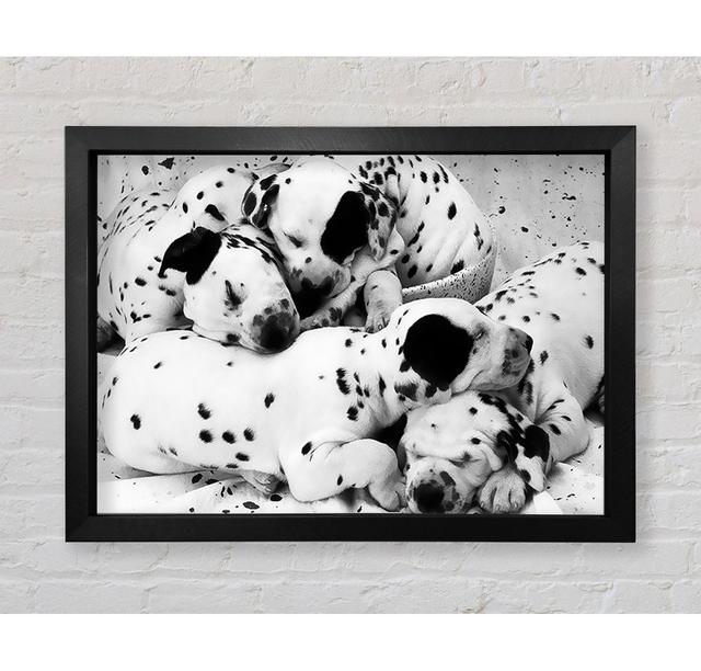 Dalmatian Puppies In Dreamland - Print Ebern Designs Size: 100cm H x 141.4cm W x 3.4cm D on Productcaster.