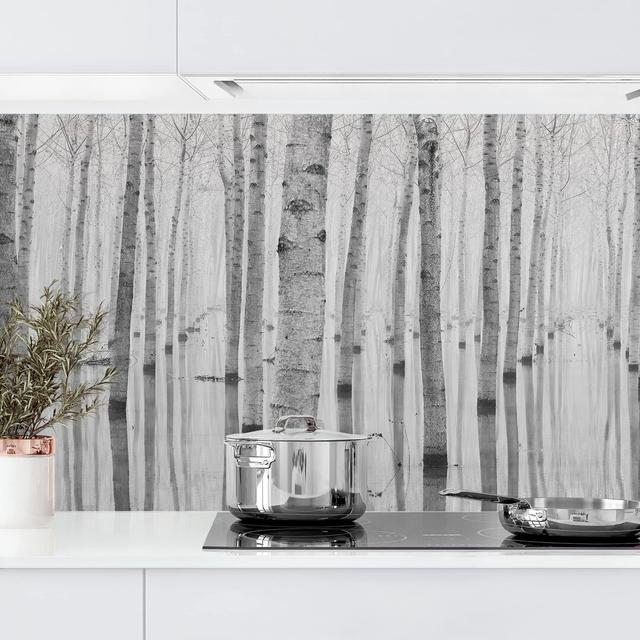 Killingworth Birches in November 75 x 200Cm PVC Tile in Grey Union Rustic on Productcaster.