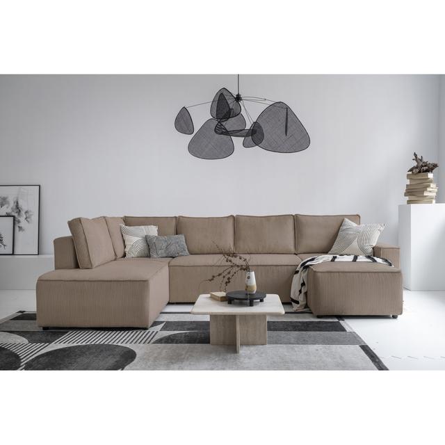 Sofa Bed MiuForm Upholstery Colour: Taupe, Orientation: Left Hand Facing on Productcaster.