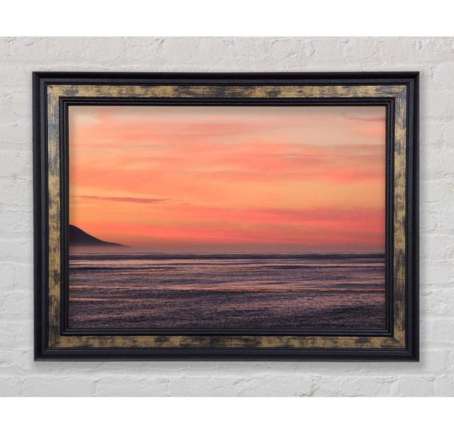 Pink Skies Framed Print Highland Dunes Size: 42cm H x 59.7cm W x 8cm D on Productcaster.