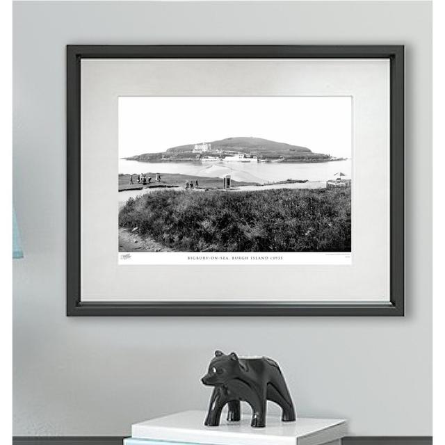 'Bigbury on Sea, Burgh Island C1935' - Picture Frame Photograph Print on Paper The Francis Frith Collection Size: 45cm H x 60cm W x 2.3cm D on Productcaster.