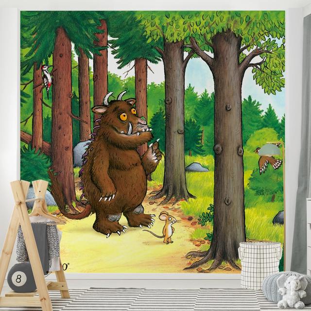 Gruffalo - Forest Stroll 1.92m x 1.92m Embossed Matte Peel & Stick Wall Mural East Urban Home on Productcaster.