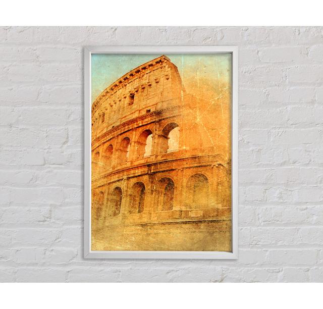 Ancient Colosseum - Single Picture Frame Art Prints on Canvas Bright Star Size: 84.1cm H x 59.7cm W x 3.3cm D on Productcaster.