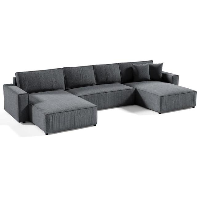 Ecksofa Bergwall Brayden Studio Polsterfarbe: Grau on Productcaster.