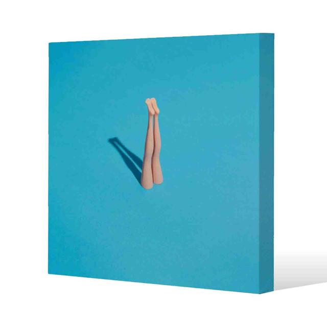 Swimming Dive by Andrew Lee - Wrapped Canvas Print Latitude Run Size: 101cm H x 101cm W x 4cm D on Productcaster.