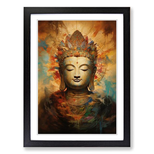 XYZ-FRM-V1223-2224 Print Latitude Vive Format: Black Framed, Size: 34cm H x 25cm W x 2cm D on Productcaster.