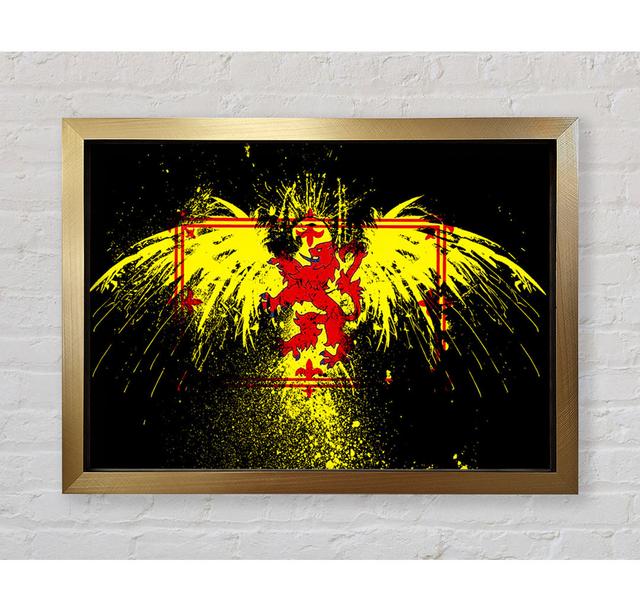 Welsh Flag Eagle - Print Bright Star Size: 42cm H x 59.7cm W x 3.4cm D on Productcaster.