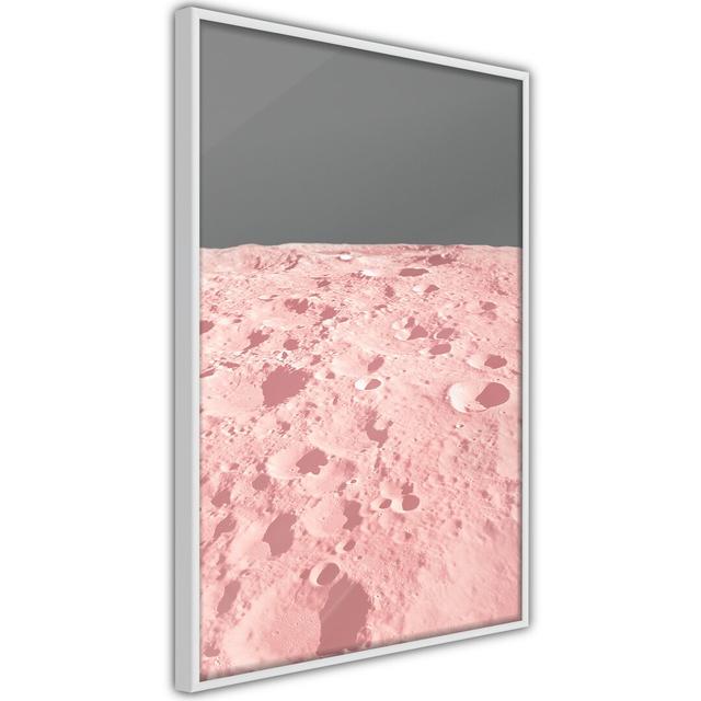 Pastel Craters - Single Picture Frame Print 17 Stories Size: 30cm H x 20cm W x 2cm D, Frame Option: Black Framed on Productcaster.